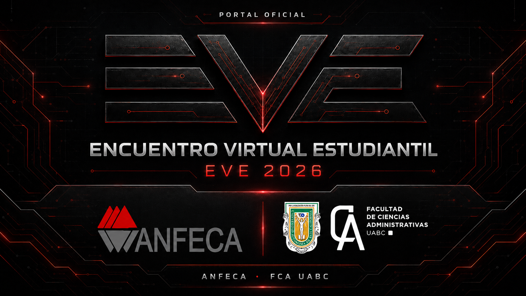 Encuentro Virtual Estudiantil EVE 2026, ANFECA y FCA UABC